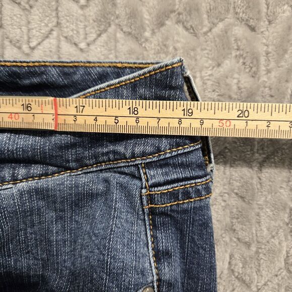 Torrid Stretch Boyfriend Straight Jeans Size 20‎ Blue Pockets Distressed - Picture 6 of 9